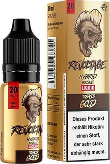 Revoltage Tobacco Gold E-Liquid aromatischer Tabakgeschmack 20 mg/ml