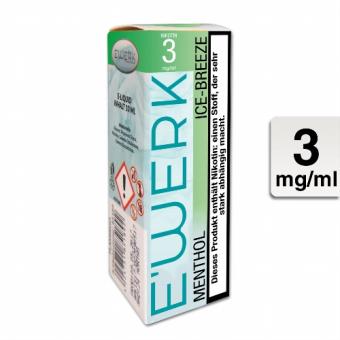 E-Werk "Ice-Breeze - Menthol" - eLiquid 3mg