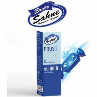 Erste Sahne " FROST " Deutsches E-Zigaretten Liquid 10 ml 