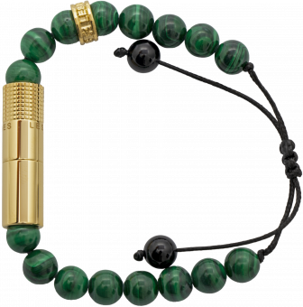 Les Fines Lames Punch Bracelet Verde Cobre Gold Ring 